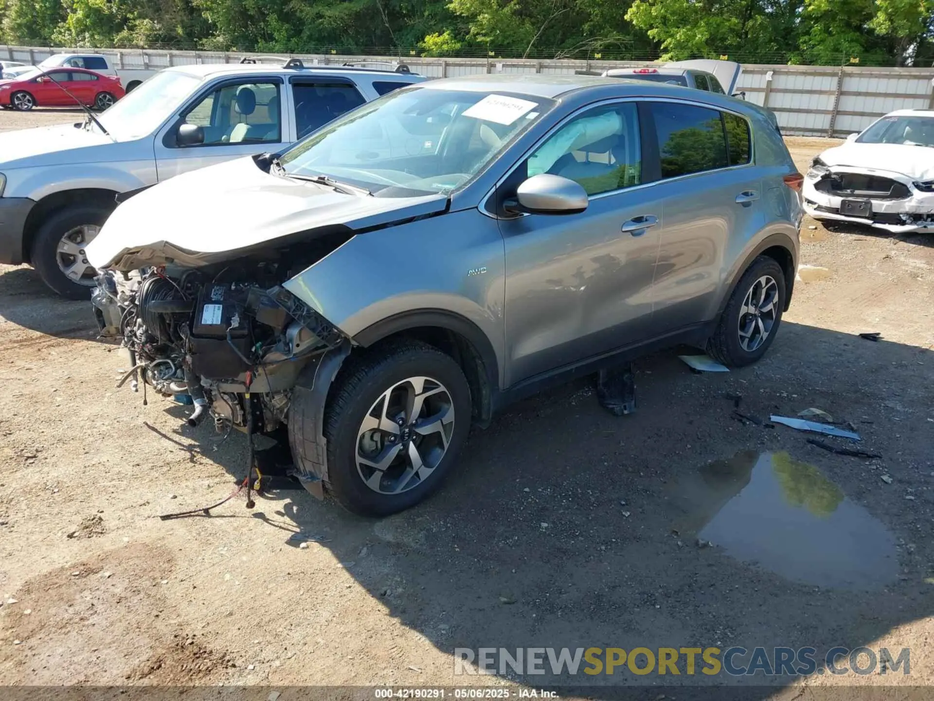 2 Photograph of a damaged car KNDPMCAC8L7628865 KIA SPORTAGE 2020