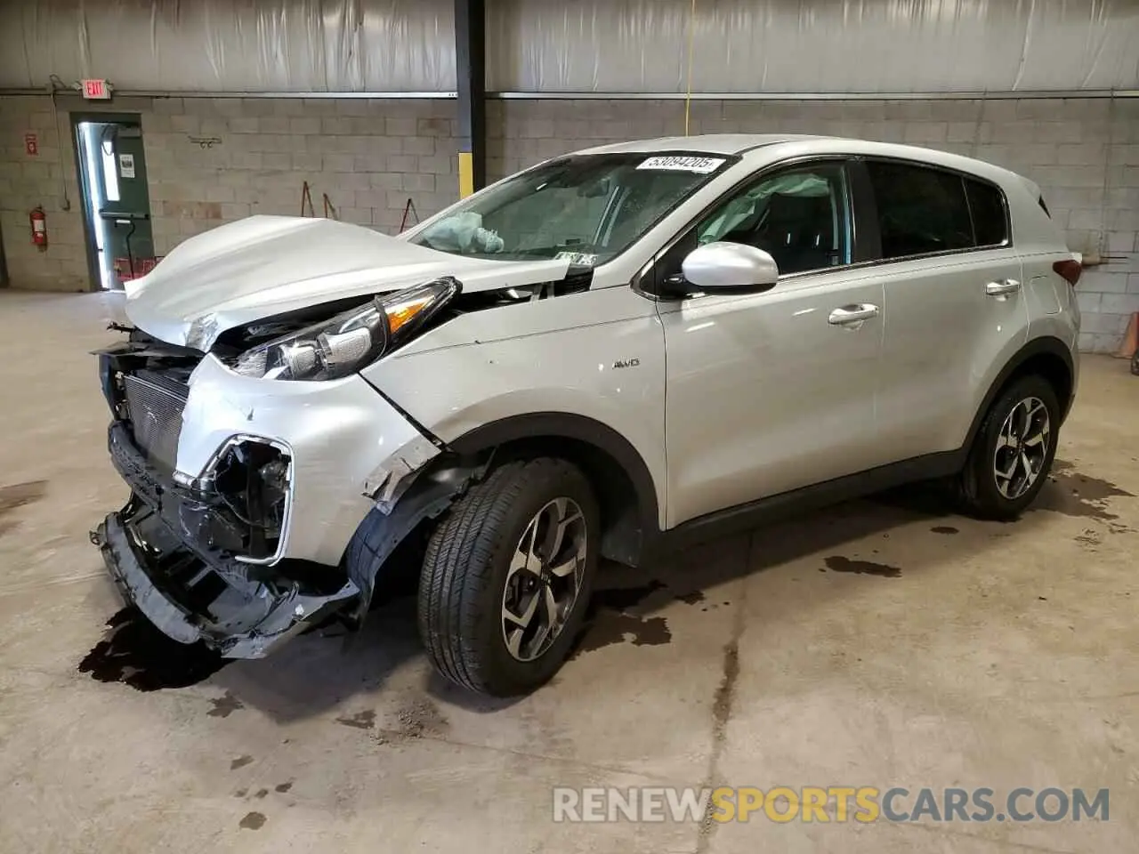 1 Photograph of a damaged car KNDPMCAC8L7661090 KIA SPORTAGE 2020