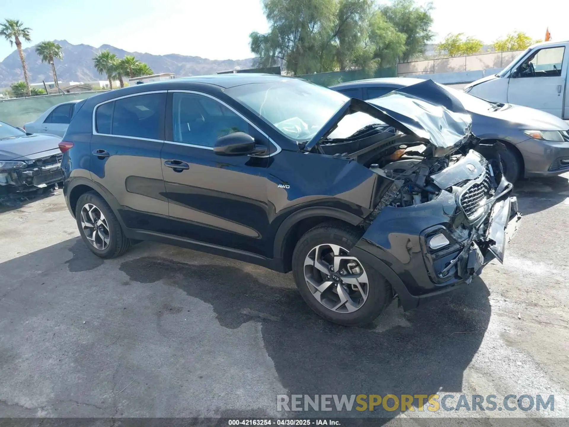 1 Photograph of a damaged car KNDPMCAC9L7747542 KIA SPORTAGE 2020