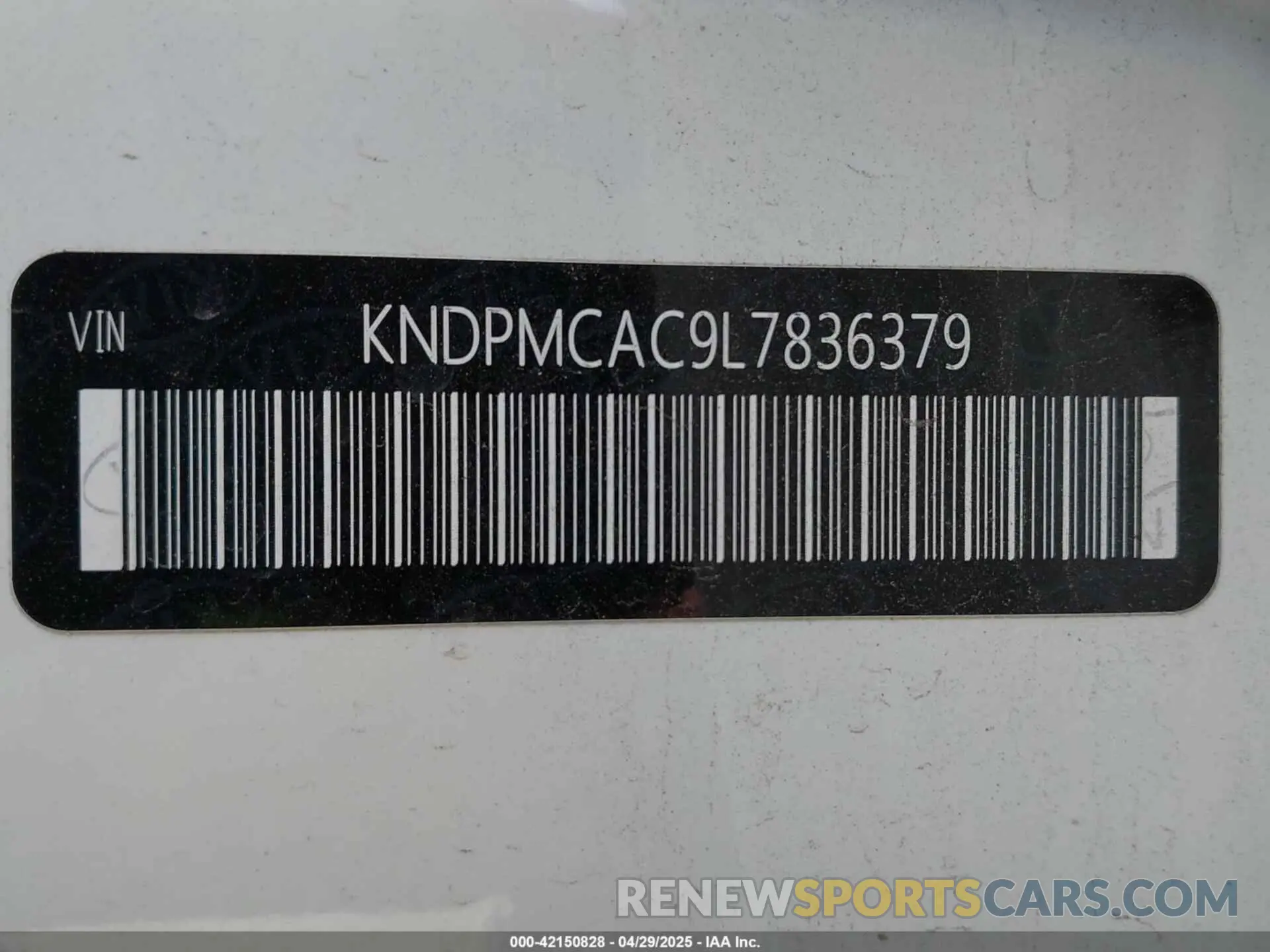 9 Photograph of a damaged car KNDPMCAC9L7836379 KIA SPORTAGE 2020