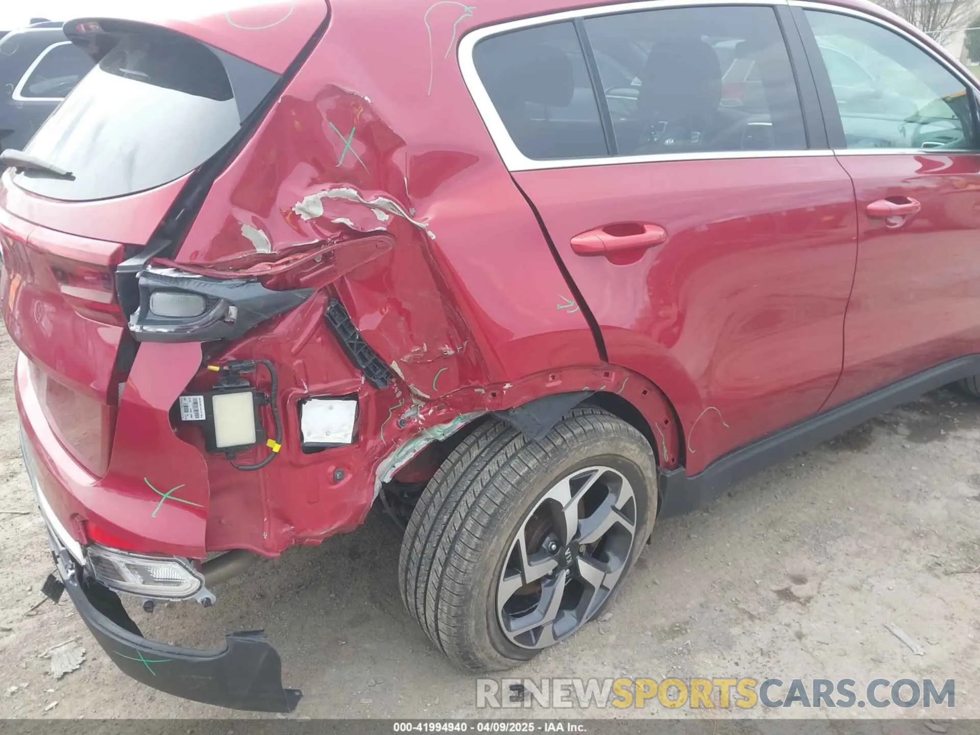 6 Photograph of a damaged car KNDPMCACXL7807859 KIA SPORTAGE 2020