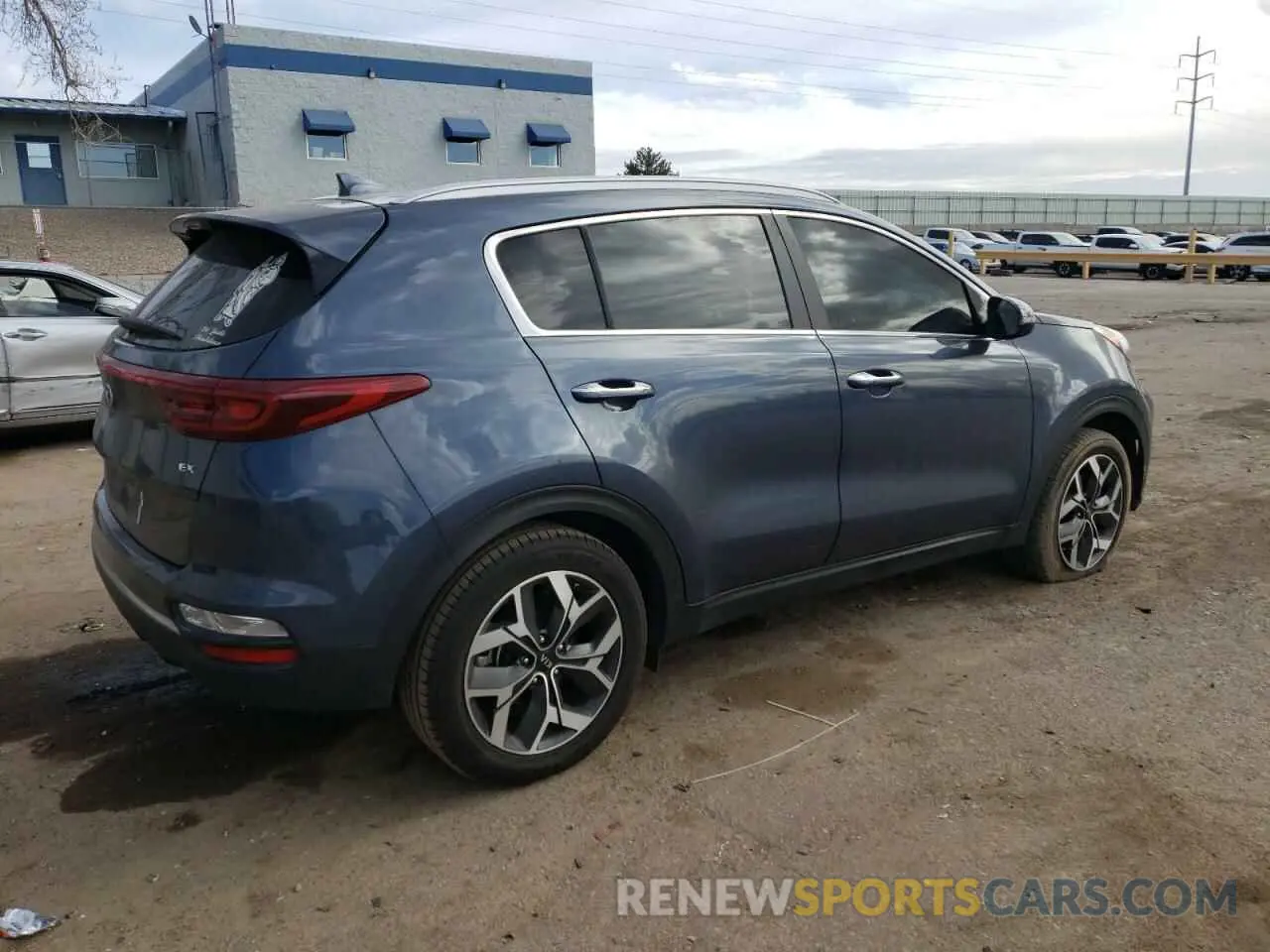 3 Photograph of a damaged car KNDPN3AC2L7811451 KIA SPORTAGE 2020