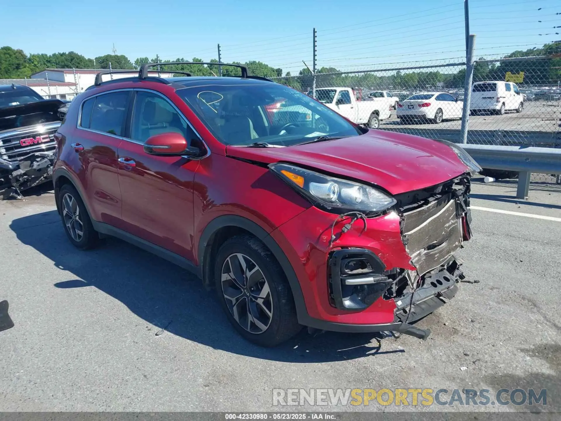 1 Photograph of a damaged car KNDPN3AC7L7695034 KIA SPORTAGE 2020