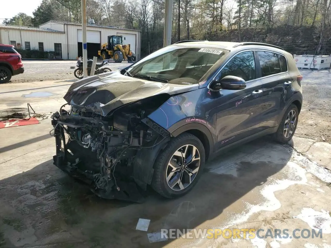1 Photograph of a damaged car KNDPN3ACXL7643817 KIA SPORTAGE 2020
