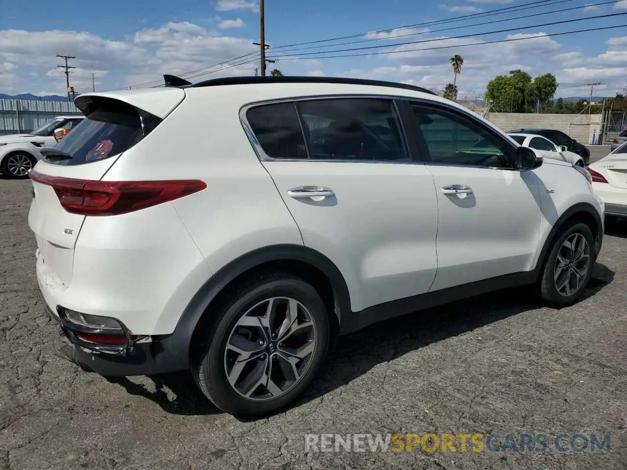 3 Photograph of a damaged car KNDPNCAC0L7805972 KIA SPORTAGE 2020
