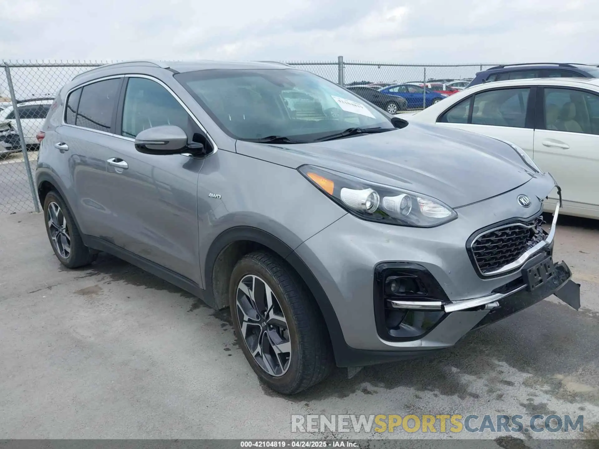 1 Photograph of a damaged car KNDPNCAC2L7791248 KIA SPORTAGE 2020