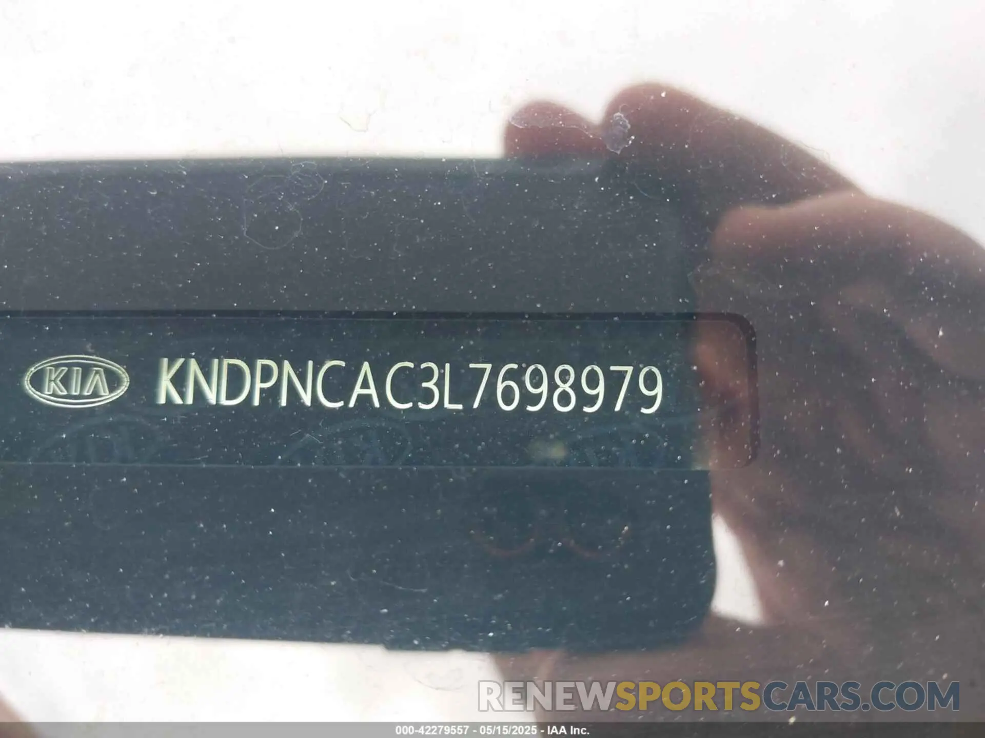 9 Photograph of a damaged car KNDPNCAC3L7698979 KIA SPORTAGE 2020