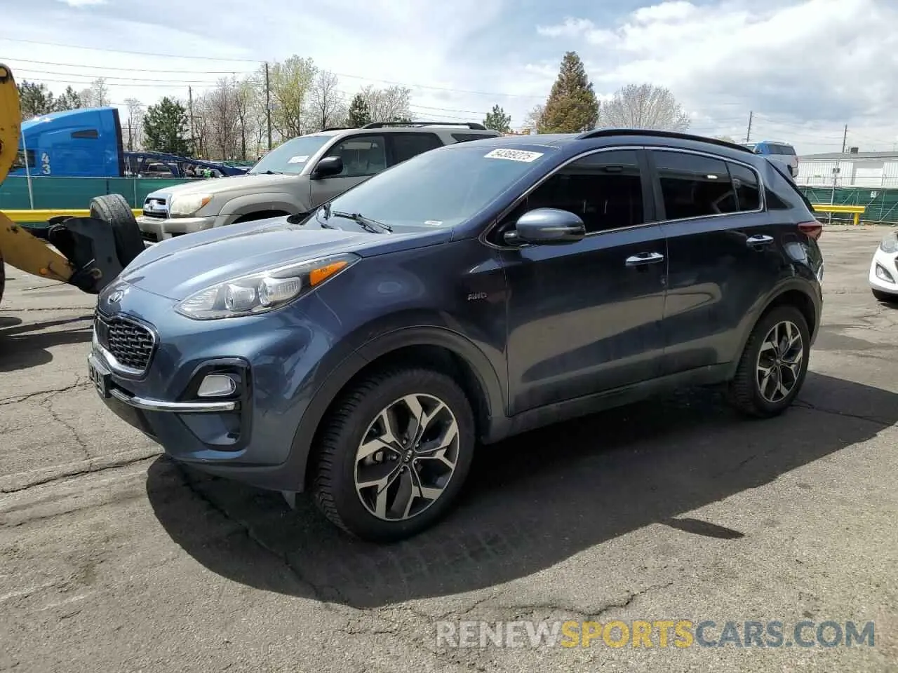1 Photograph of a damaged car KNDPNCAC4L7762592 KIA SPORTAGE 2020