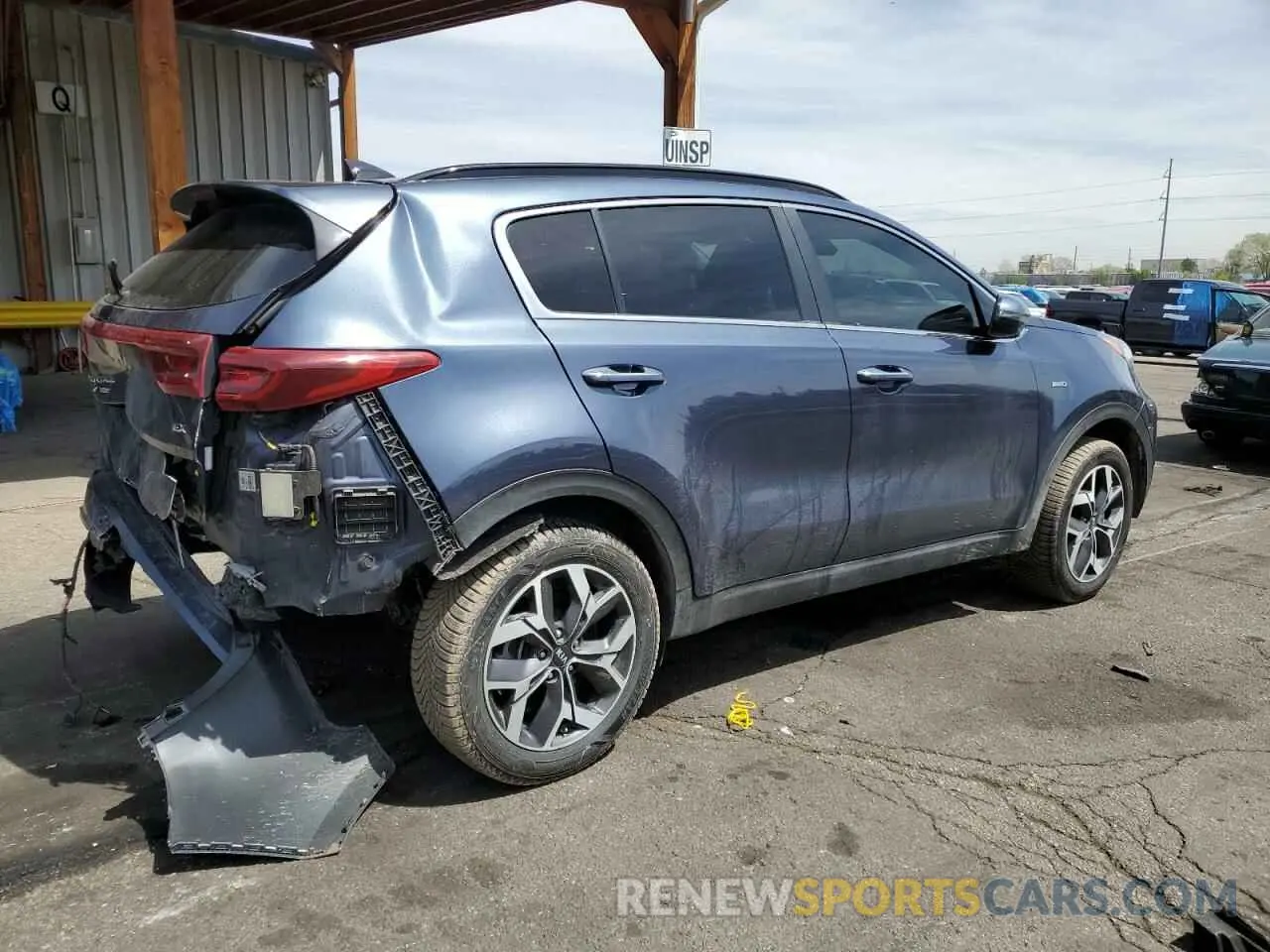 3 Photograph of a damaged car KNDPNCAC4L7762592 KIA SPORTAGE 2020