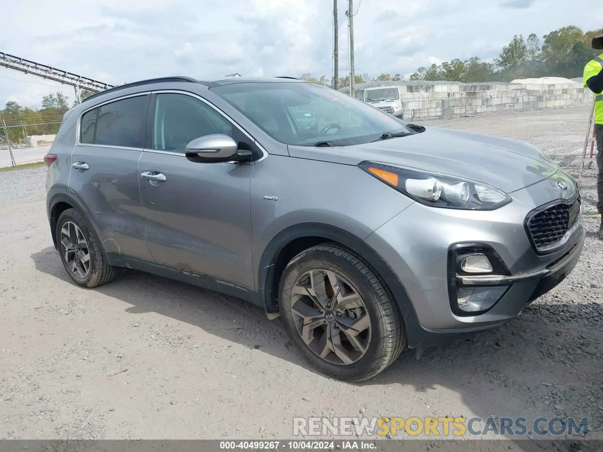 1 Photograph of a damaged car KNDPNCAC5L7644082 KIA SPORTAGE 2020