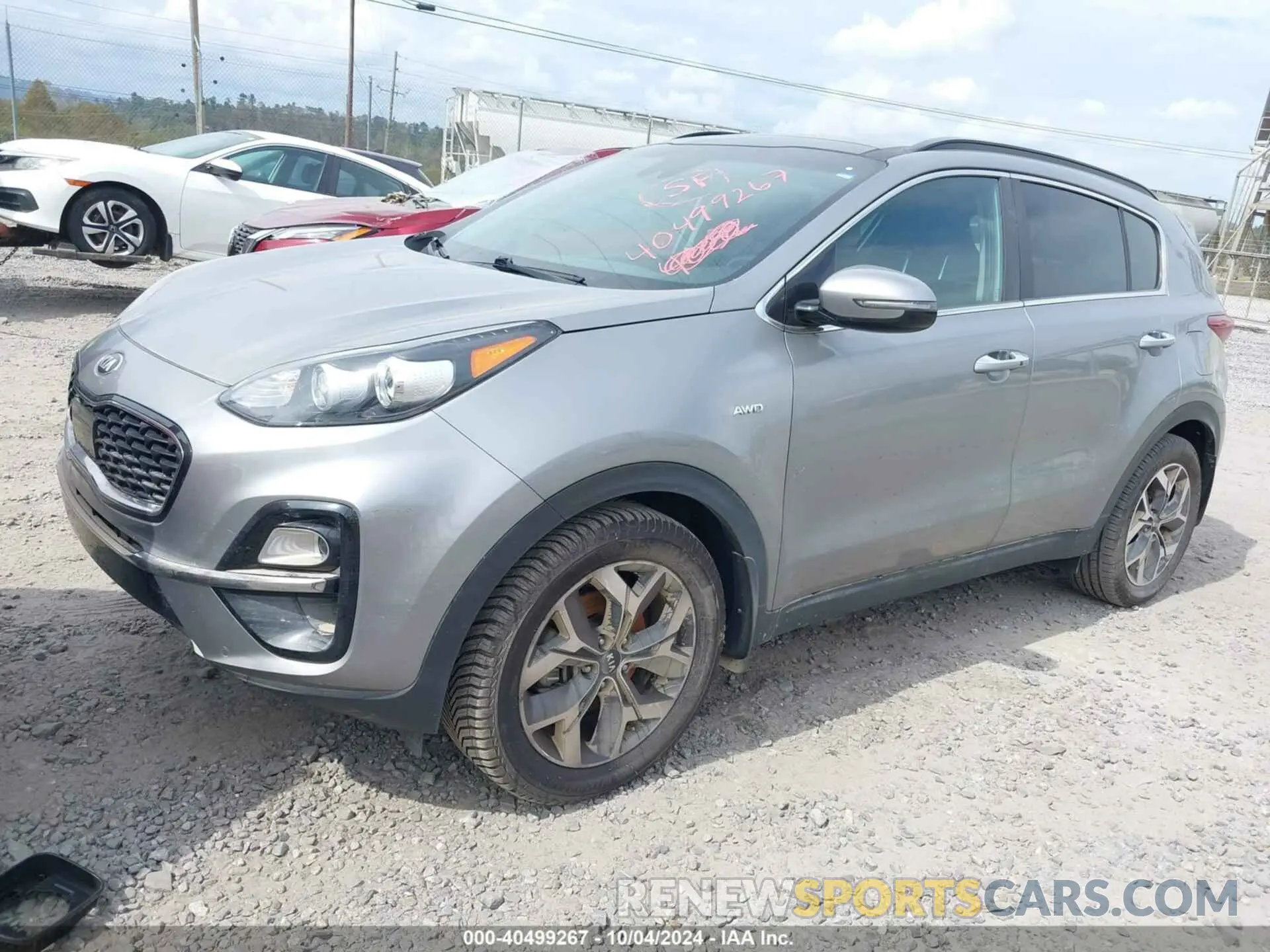 2 Photograph of a damaged car KNDPNCAC5L7644082 KIA SPORTAGE 2020
