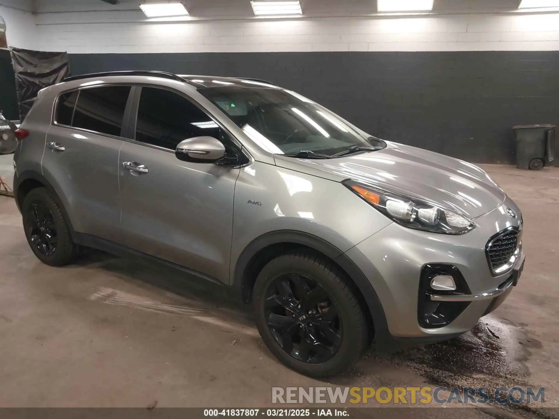 1 Photograph of a damaged car KNDPNCAC6L7696725 KIA SPORTAGE 2020