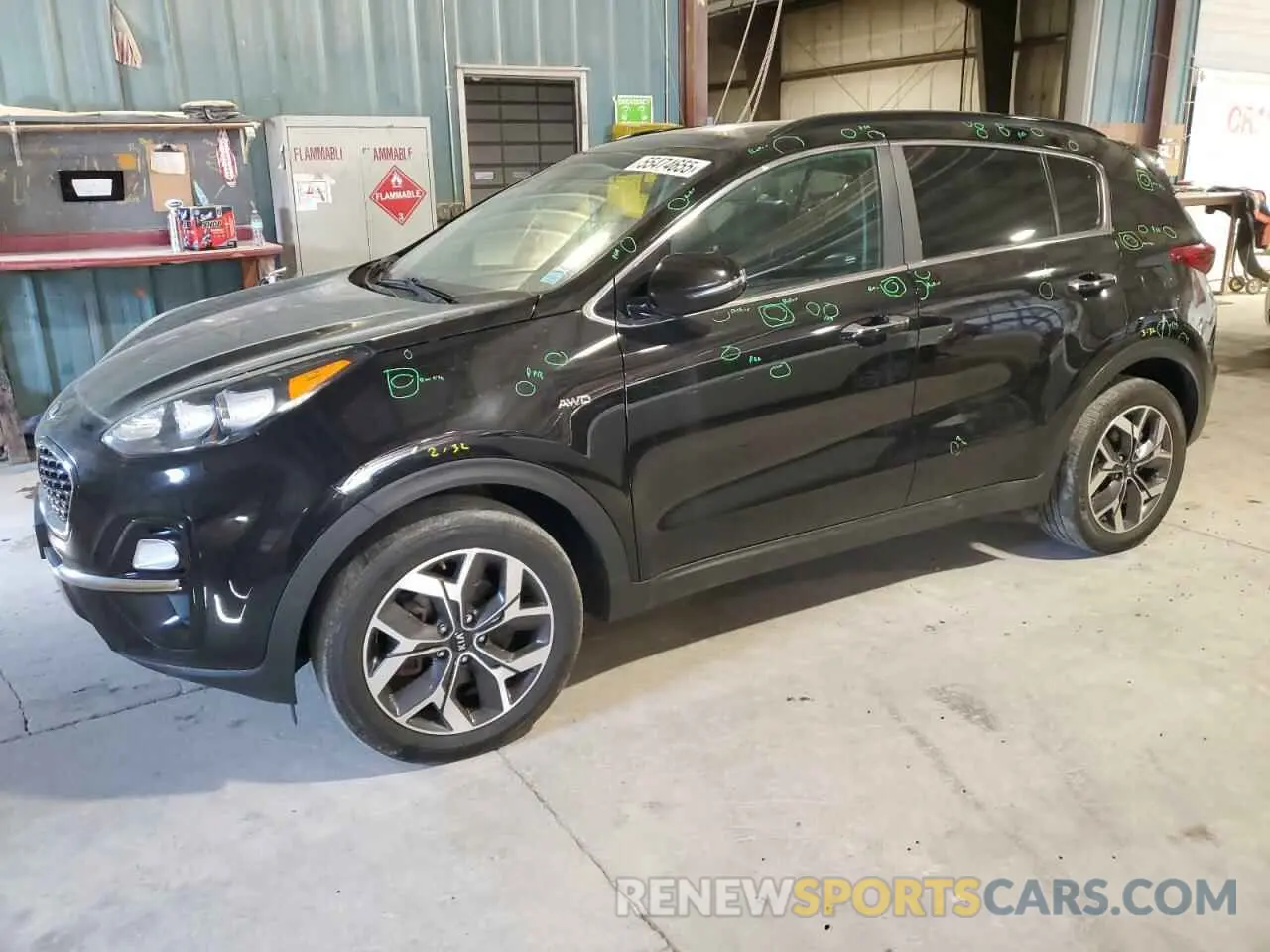 1 Photograph of a damaged car KNDPNCAC7L7631897 KIA SPORTAGE 2020