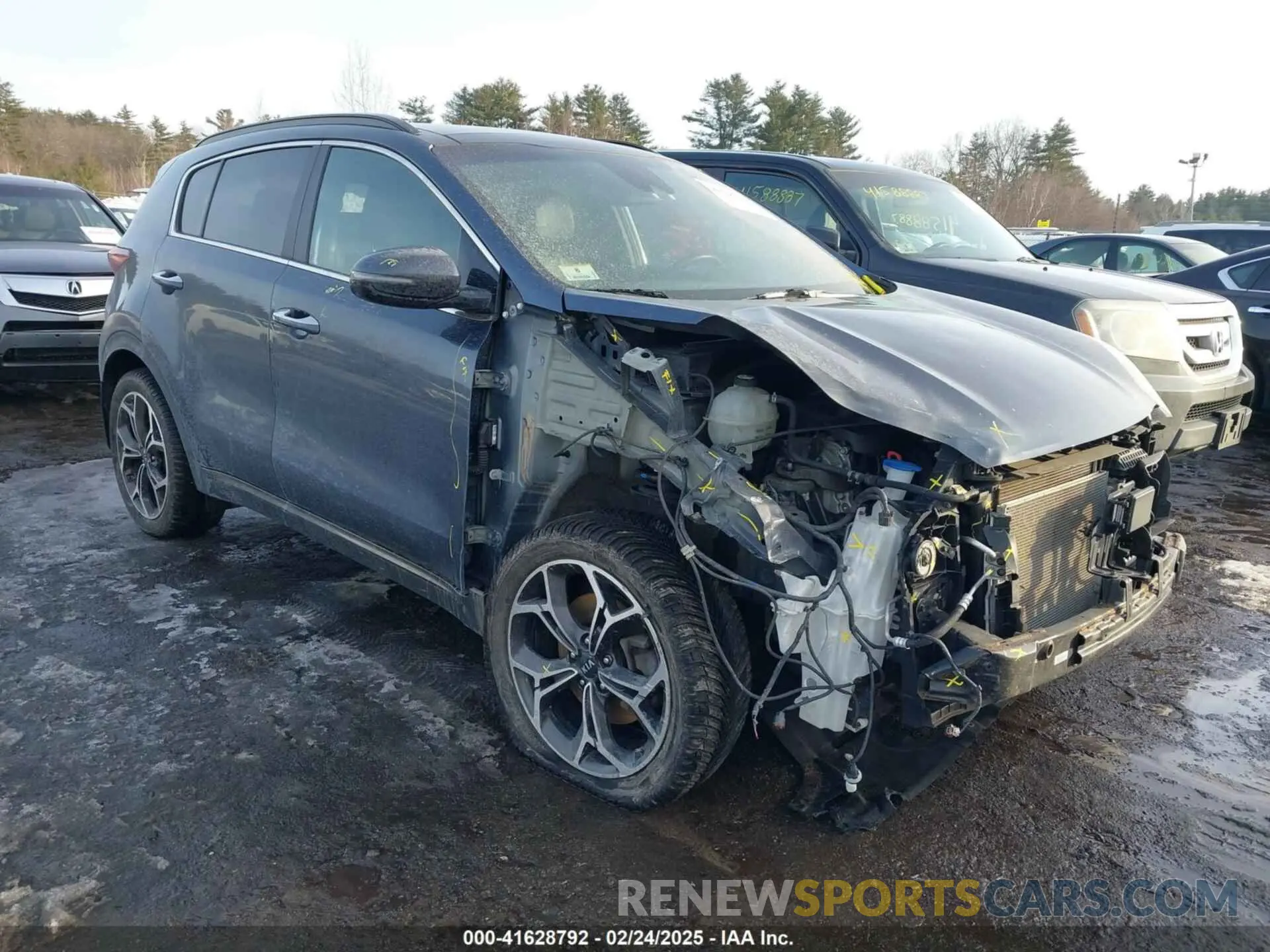 1 Photograph of a damaged car KNDPRCA61L7833990 KIA SPORTAGE 2020