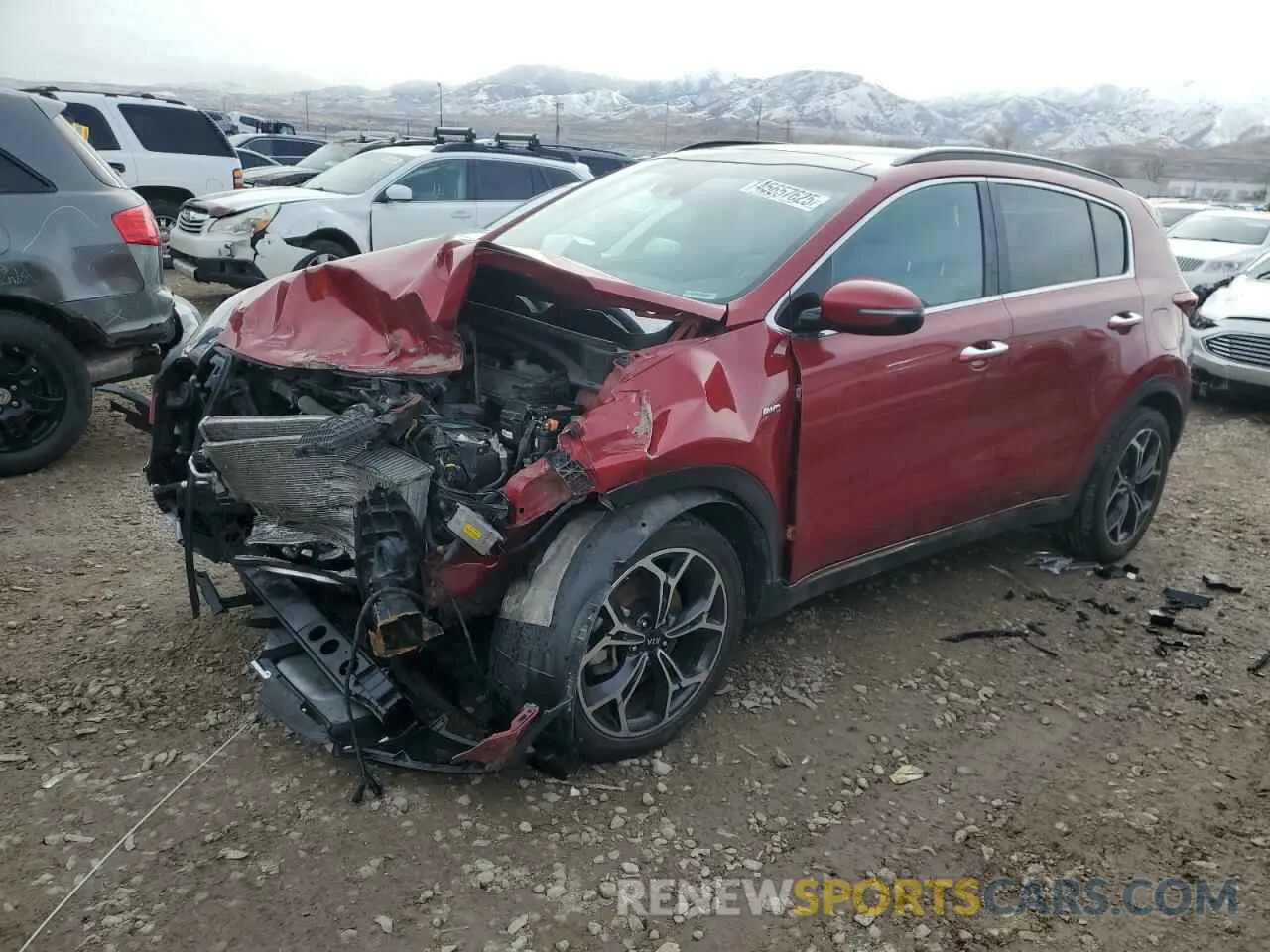 1 Photograph of a damaged car KNDPRCA65L7802466 KIA SPORTAGE 2020