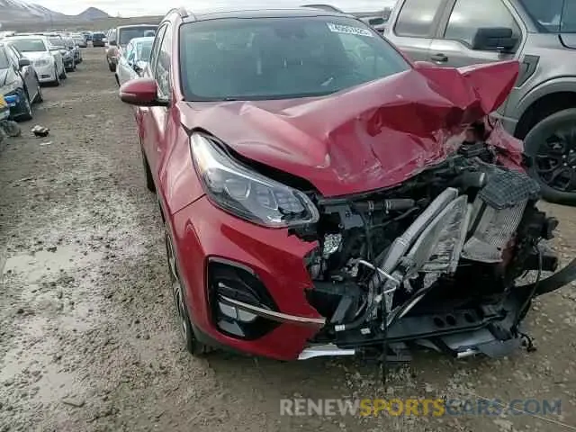 11 Photograph of a damaged car KNDPRCA65L7802466 KIA SPORTAGE 2020