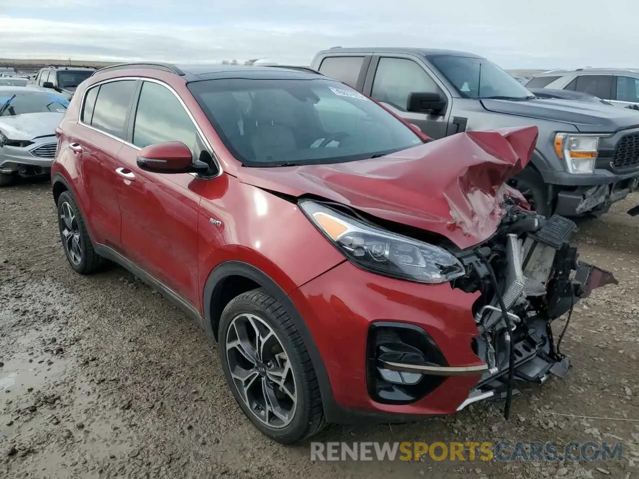 4 Photograph of a damaged car KNDPRCA65L7802466 KIA SPORTAGE 2020