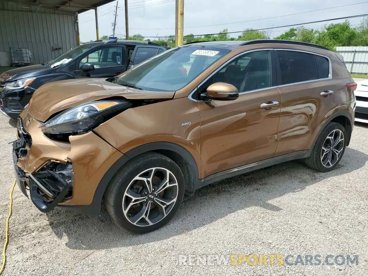 1 Photograph of a damaged car KNDPRCA68L7799417 KIA SPORTAGE 2020