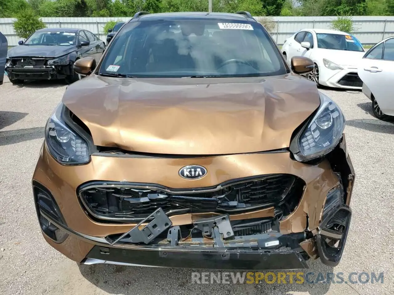 5 Photograph of a damaged car KNDPRCA68L7799417 KIA SPORTAGE 2020