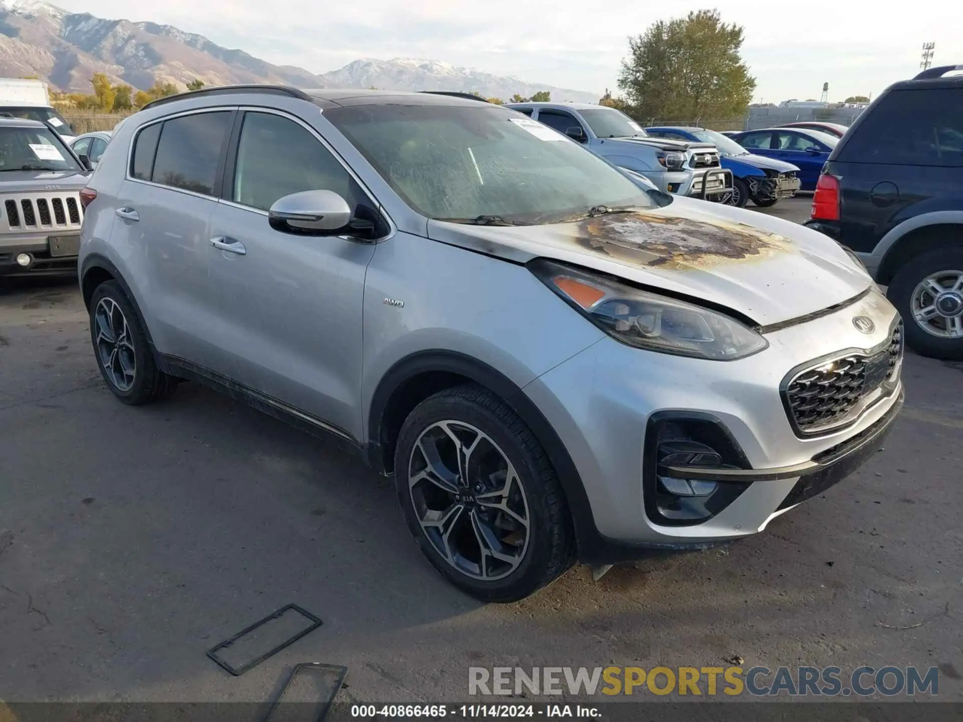 1 Photograph of a damaged car KNDPRCA6XL7664522 KIA SPORTAGE 2020