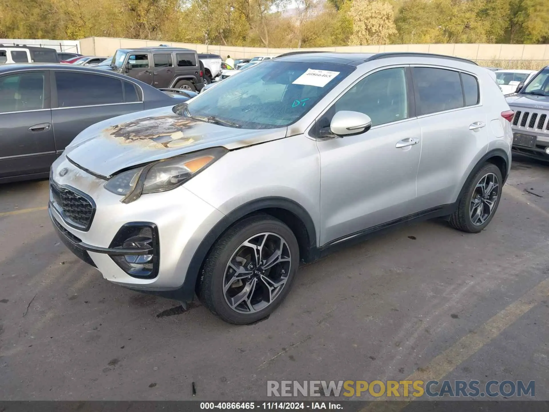 2 Photograph of a damaged car KNDPRCA6XL7664522 KIA SPORTAGE 2020