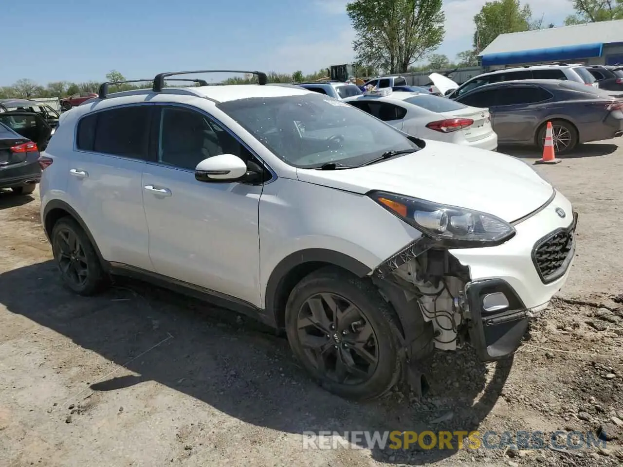4 Photograph of a damaged car KNDP63AC0M7866334 KIA SPORTAGE 2021