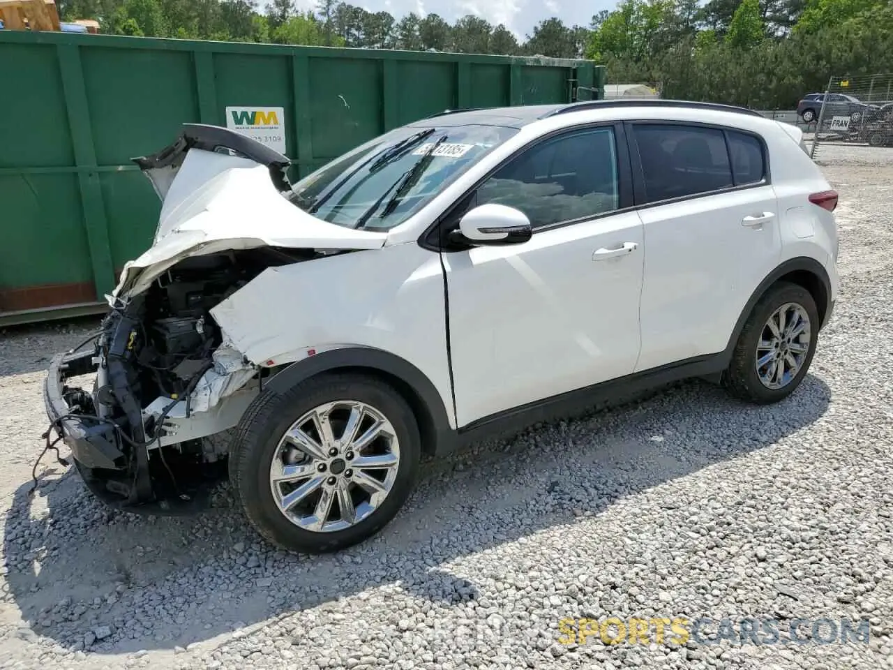 1 Photograph of a damaged car KNDP63AC2M7867081 KIA SPORTAGE 2021
