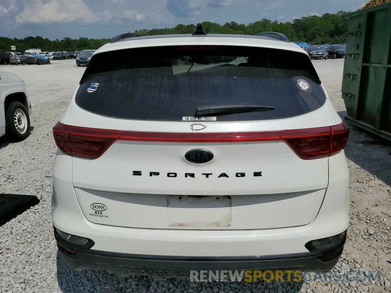 6 Photograph of a damaged car KNDP63AC2M7867081 KIA SPORTAGE 2021