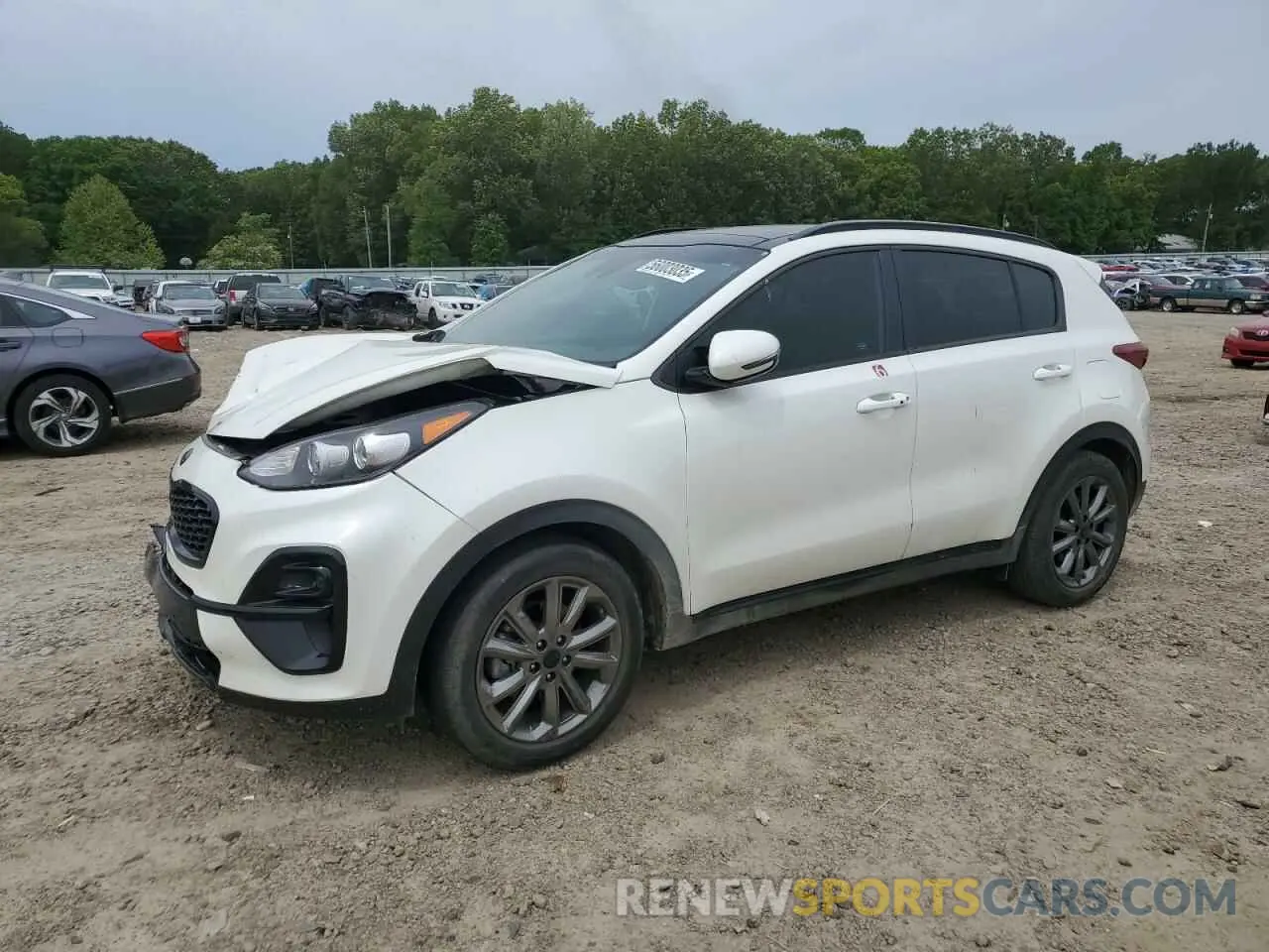 1 Photograph of a damaged car KNDP63AC2M7894118 KIA SPORTAGE 2021