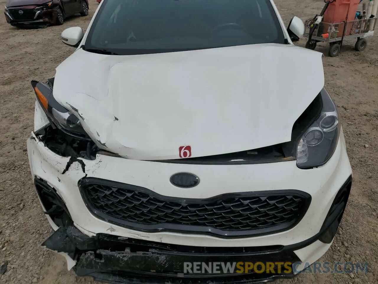 12 Photograph of a damaged car KNDP63AC2M7894118 KIA SPORTAGE 2021