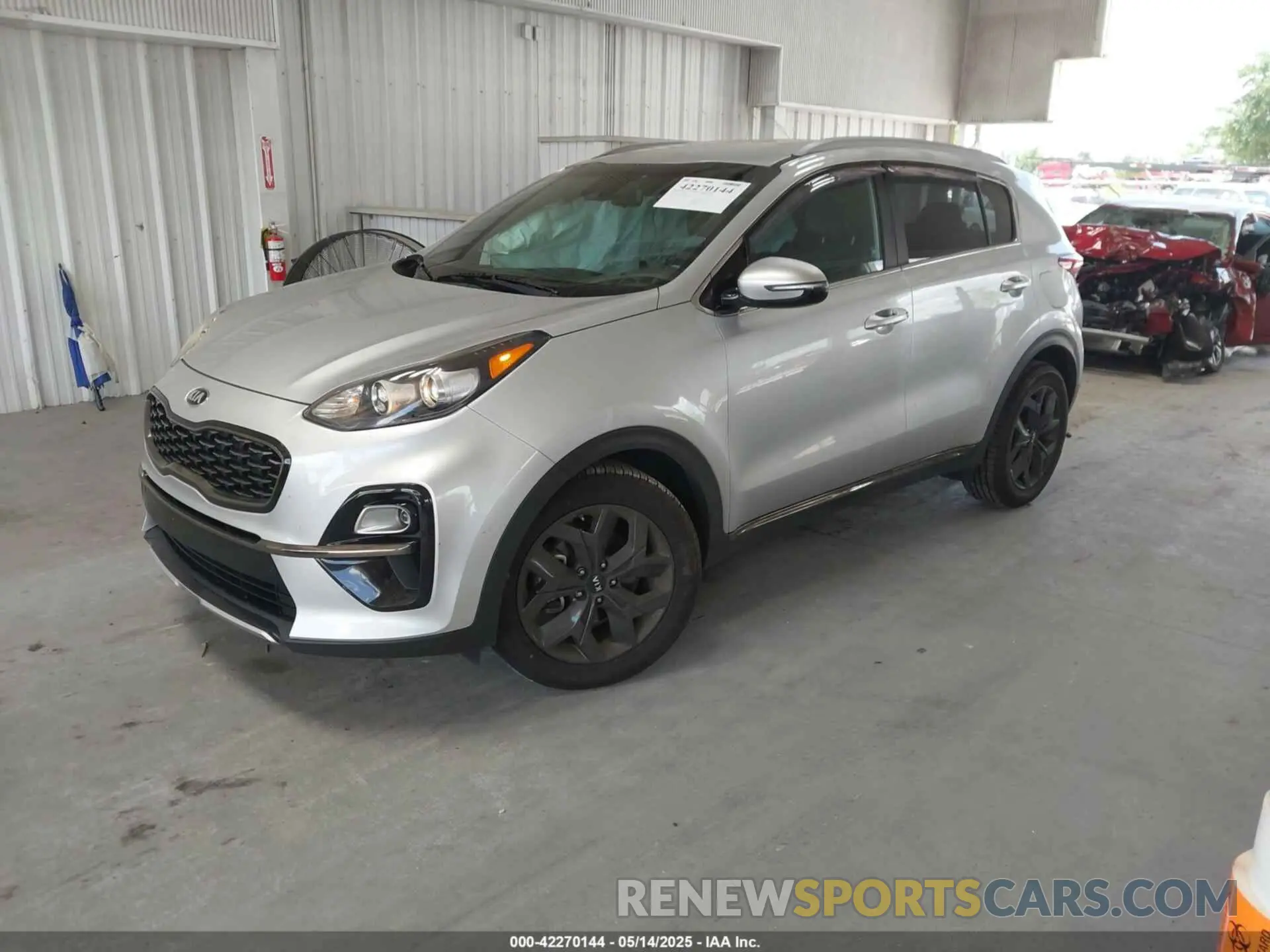 2 Photograph of a damaged car KNDP63AC3M7927658 KIA SPORTAGE 2021
