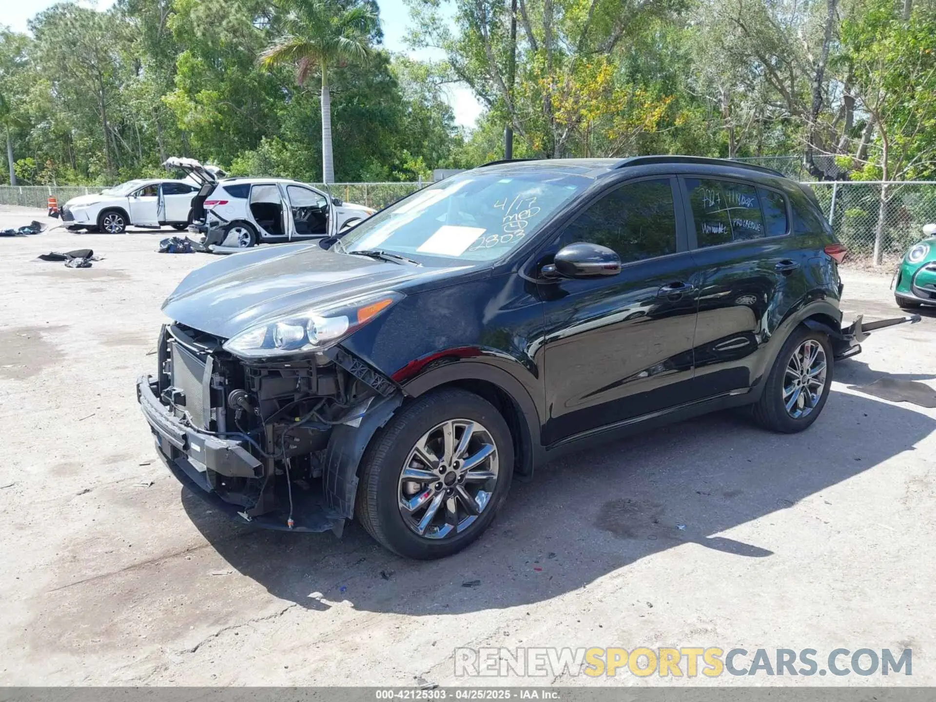 2 Photograph of a damaged car KNDP63AC6M7872803 KIA SPORTAGE 2021