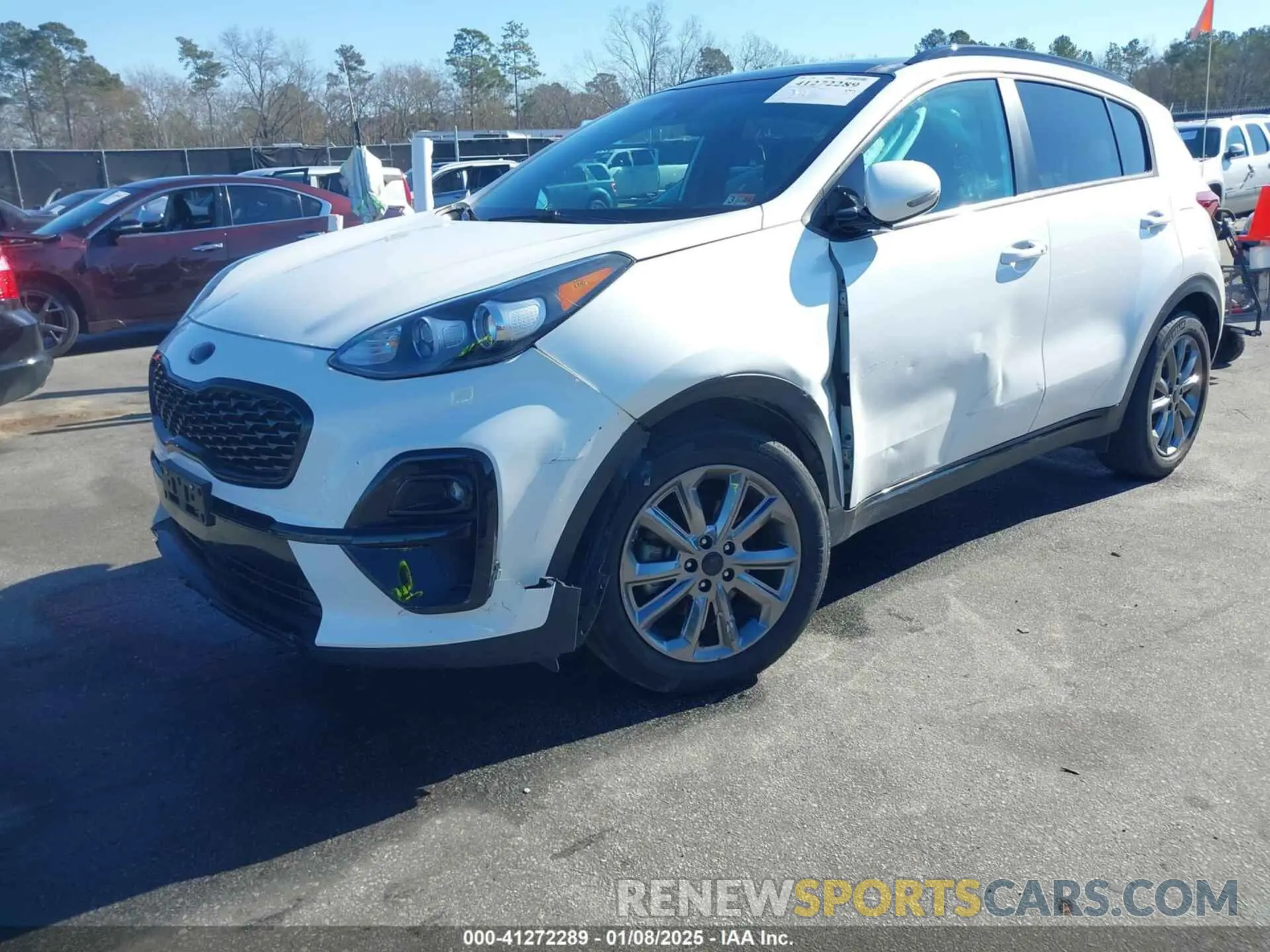 2 Photograph of a damaged car KNDP63ACXM7888003 KIA SPORTAGE 2021