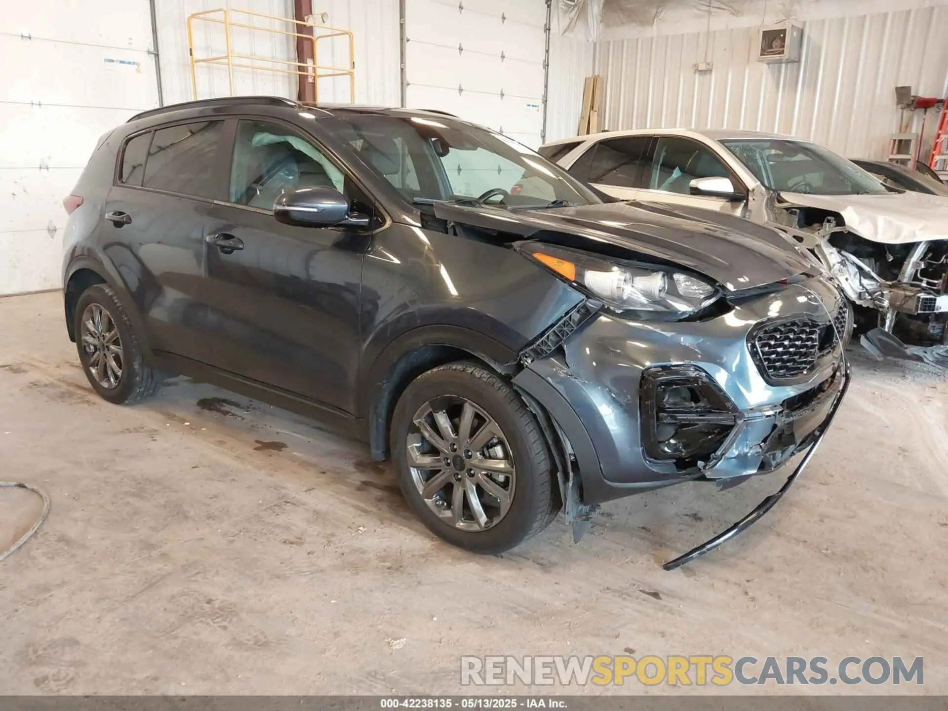 1 Photograph of a damaged car KNDP6CAC1M7867184 KIA SPORTAGE 2021