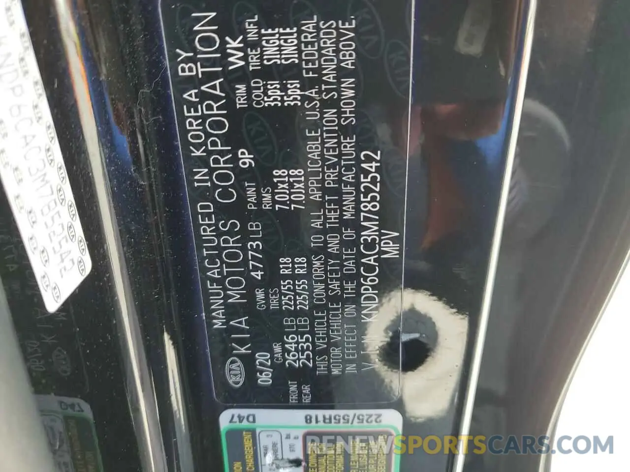 13 Photograph of a damaged car KNDP6CAC3M7852542 KIA SPORTAGE 2021