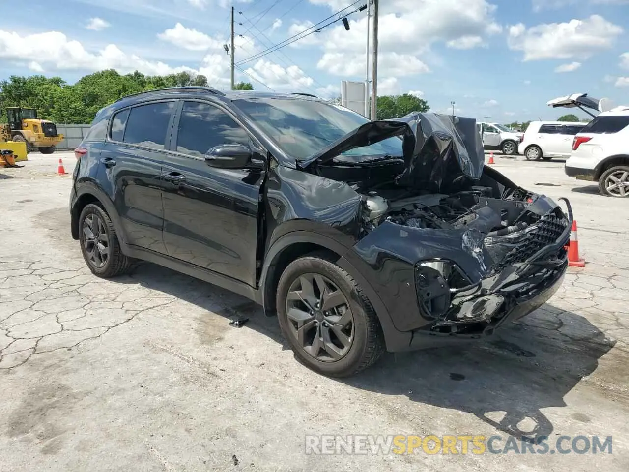 4 Photograph of a damaged car KNDP6CAC3M7852542 KIA SPORTAGE 2021