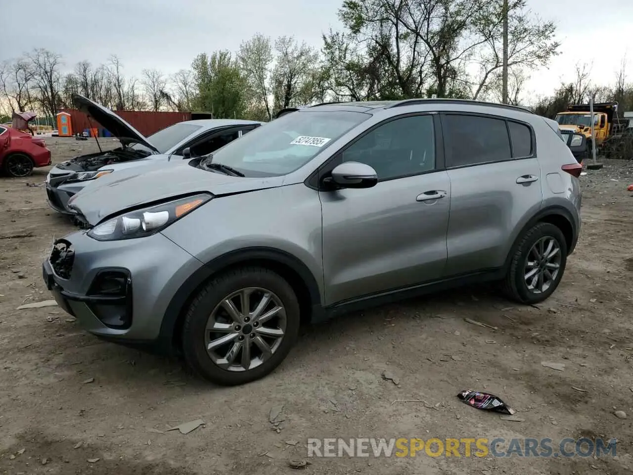 1 Photograph of a damaged car KNDP6CAC5M7897370 KIA SPORTAGE 2021