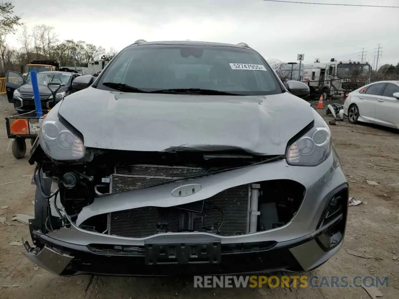 5 Photograph of a damaged car KNDP6CAC5M7897370 KIA SPORTAGE 2021