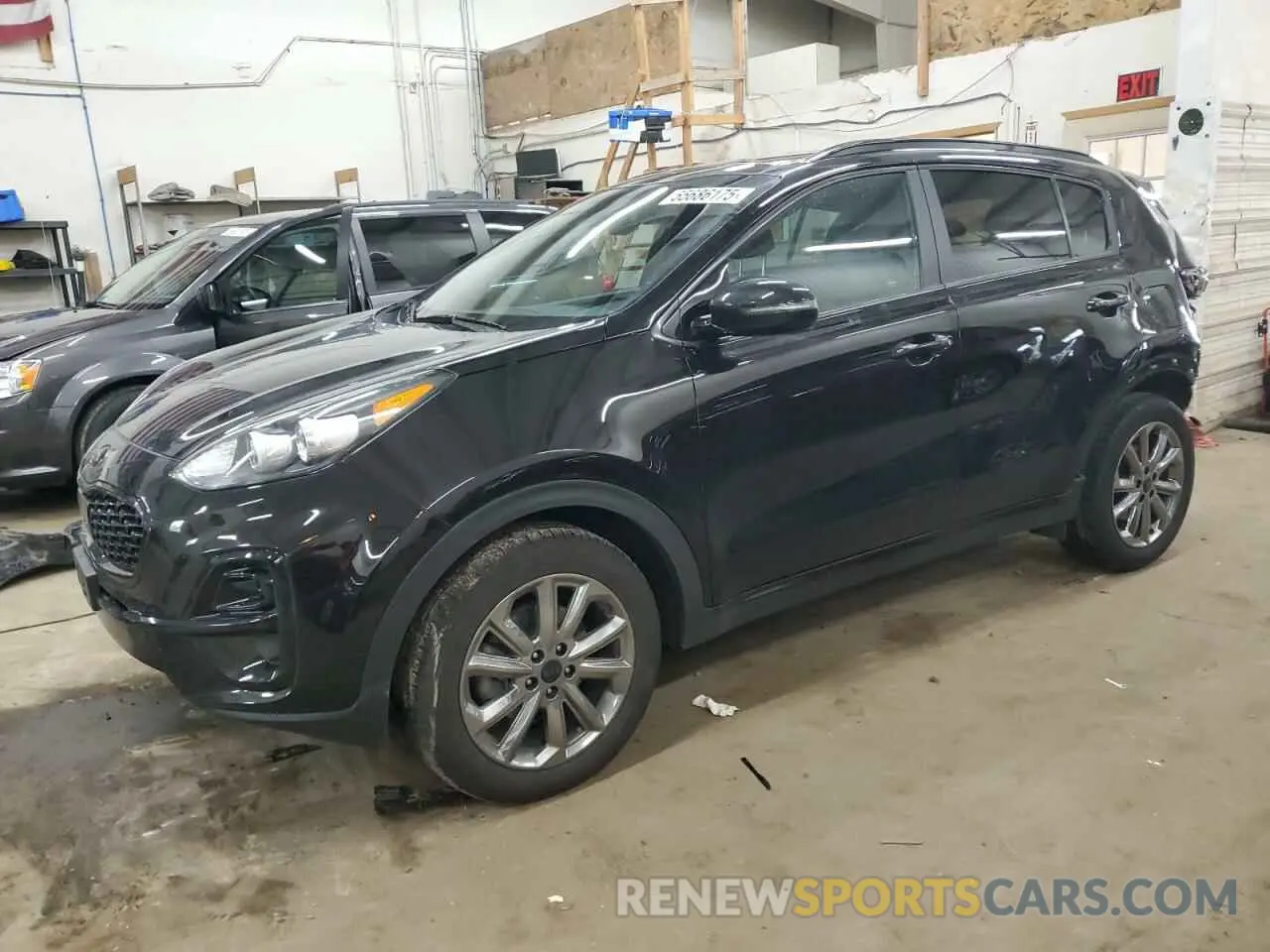 1 Photograph of a damaged car KNDP6CAC5M7908397 KIA SPORTAGE 2021