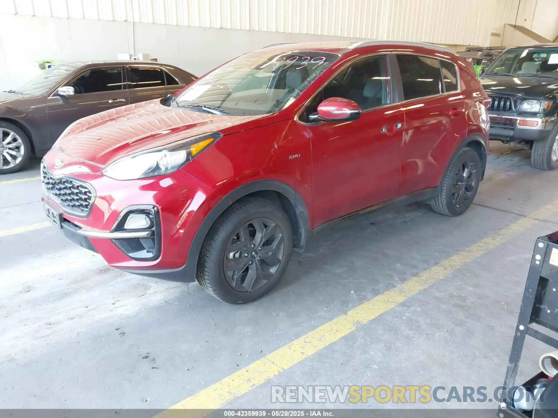 2 Photograph of a damaged car KNDP6CAC5M7925636 KIA SPORTAGE 2021
