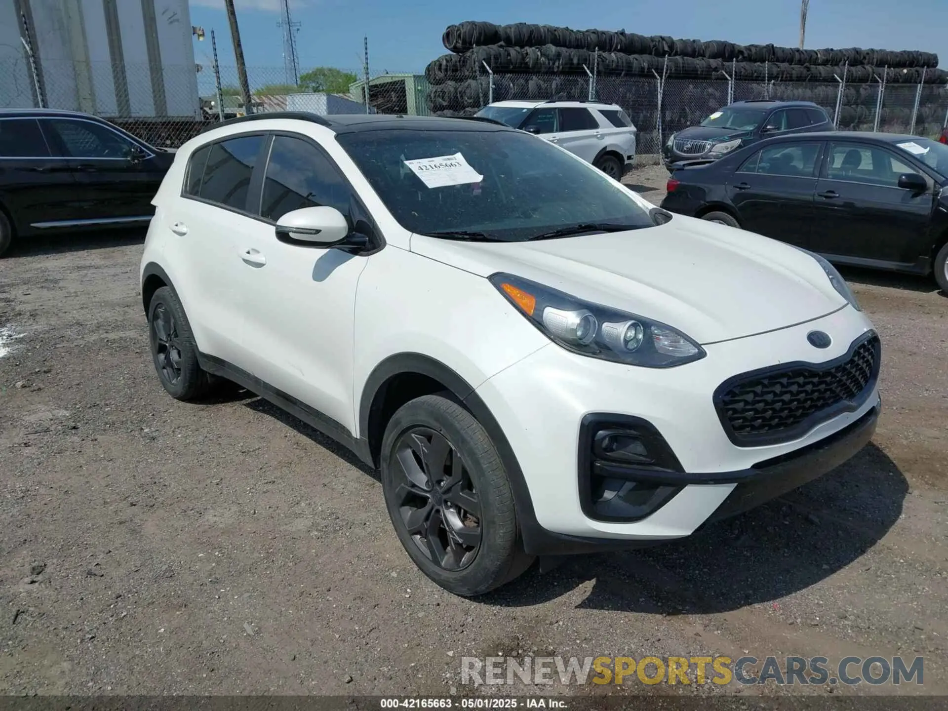 1 Photograph of a damaged car KNDP6CAC6M7872669 KIA SPORTAGE 2021