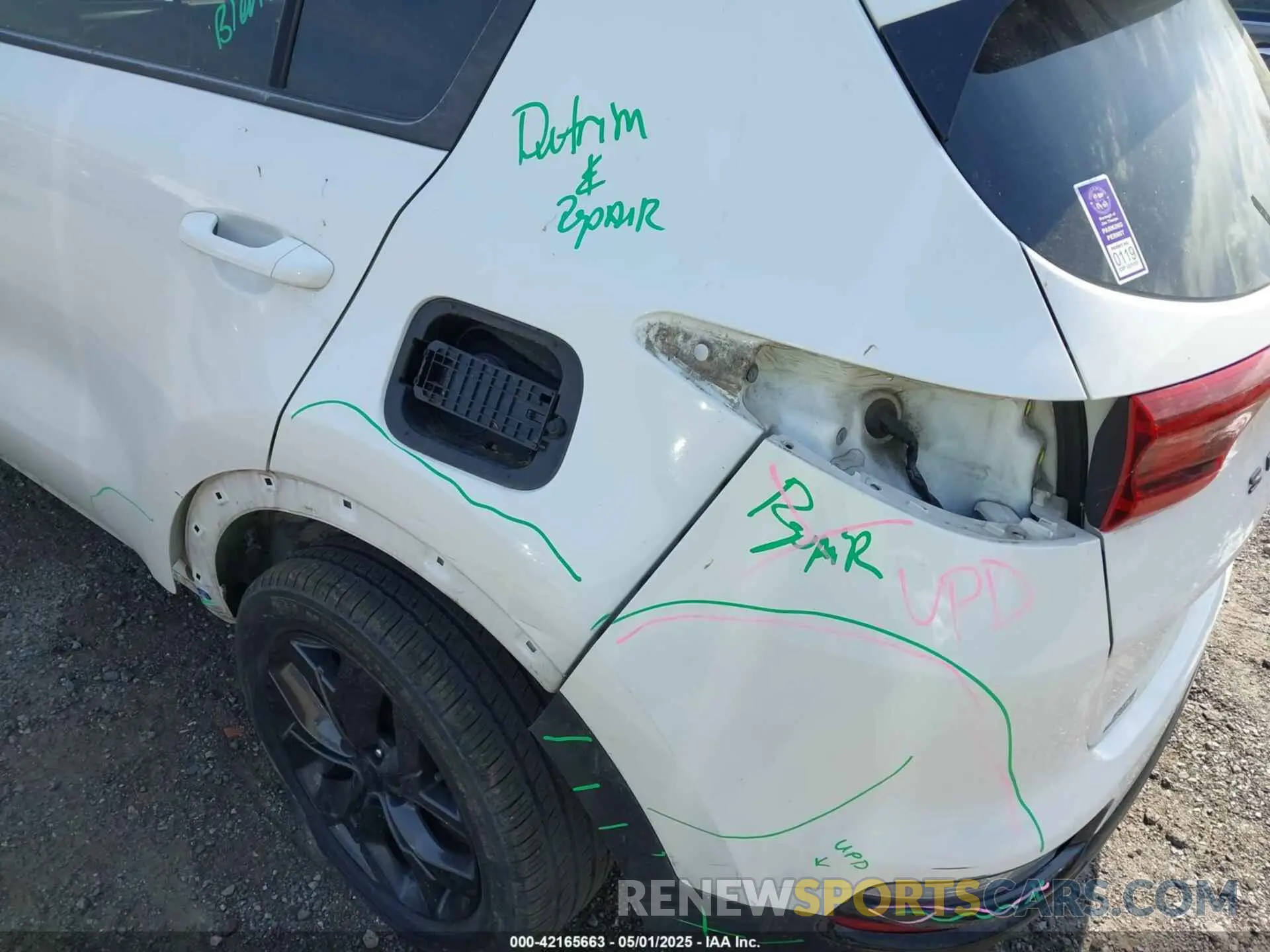 6 Photograph of a damaged car KNDP6CAC6M7872669 KIA SPORTAGE 2021