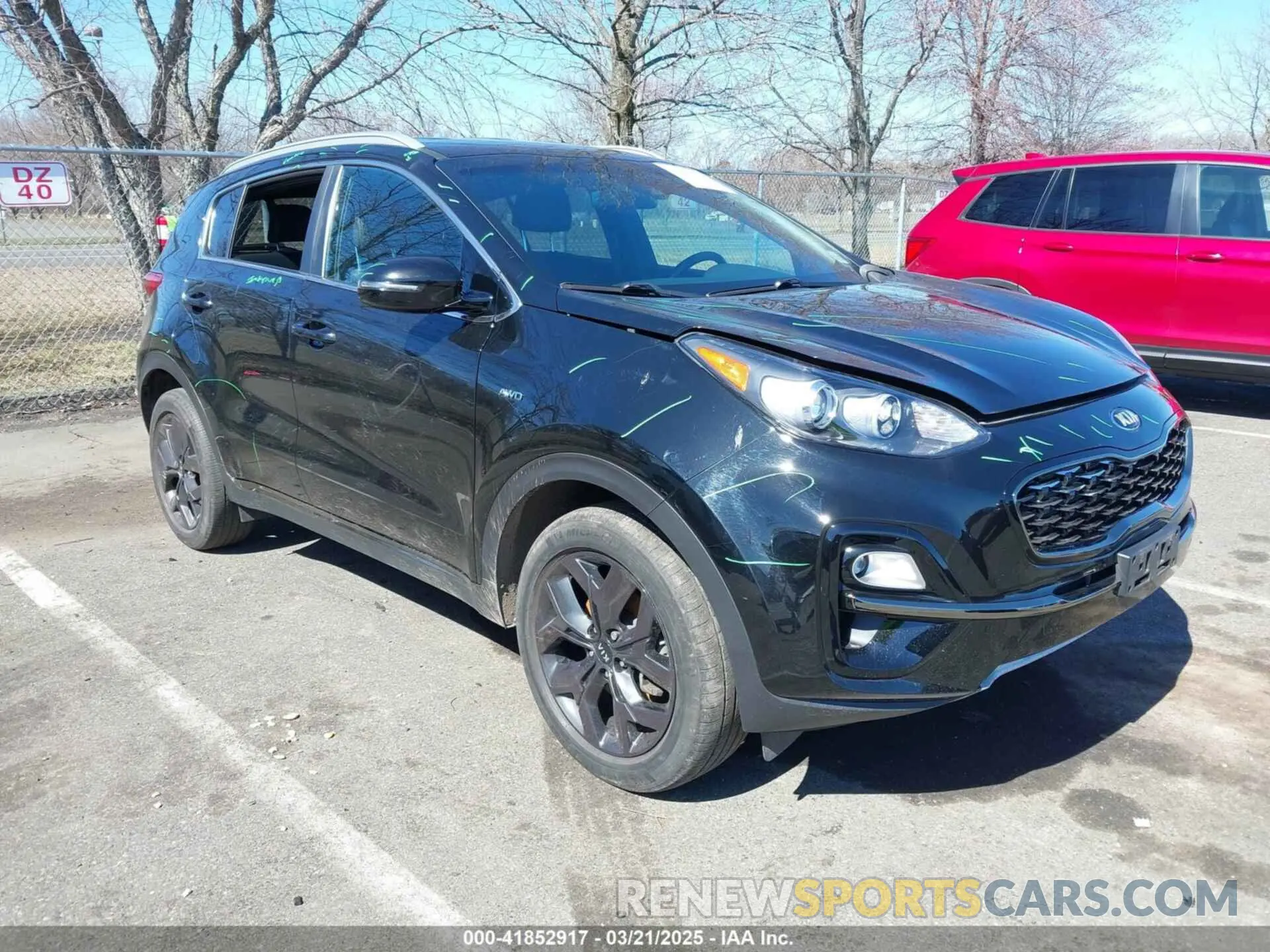 1 Photograph of a damaged car KNDP6CAC6M7887592 KIA SPORTAGE 2021