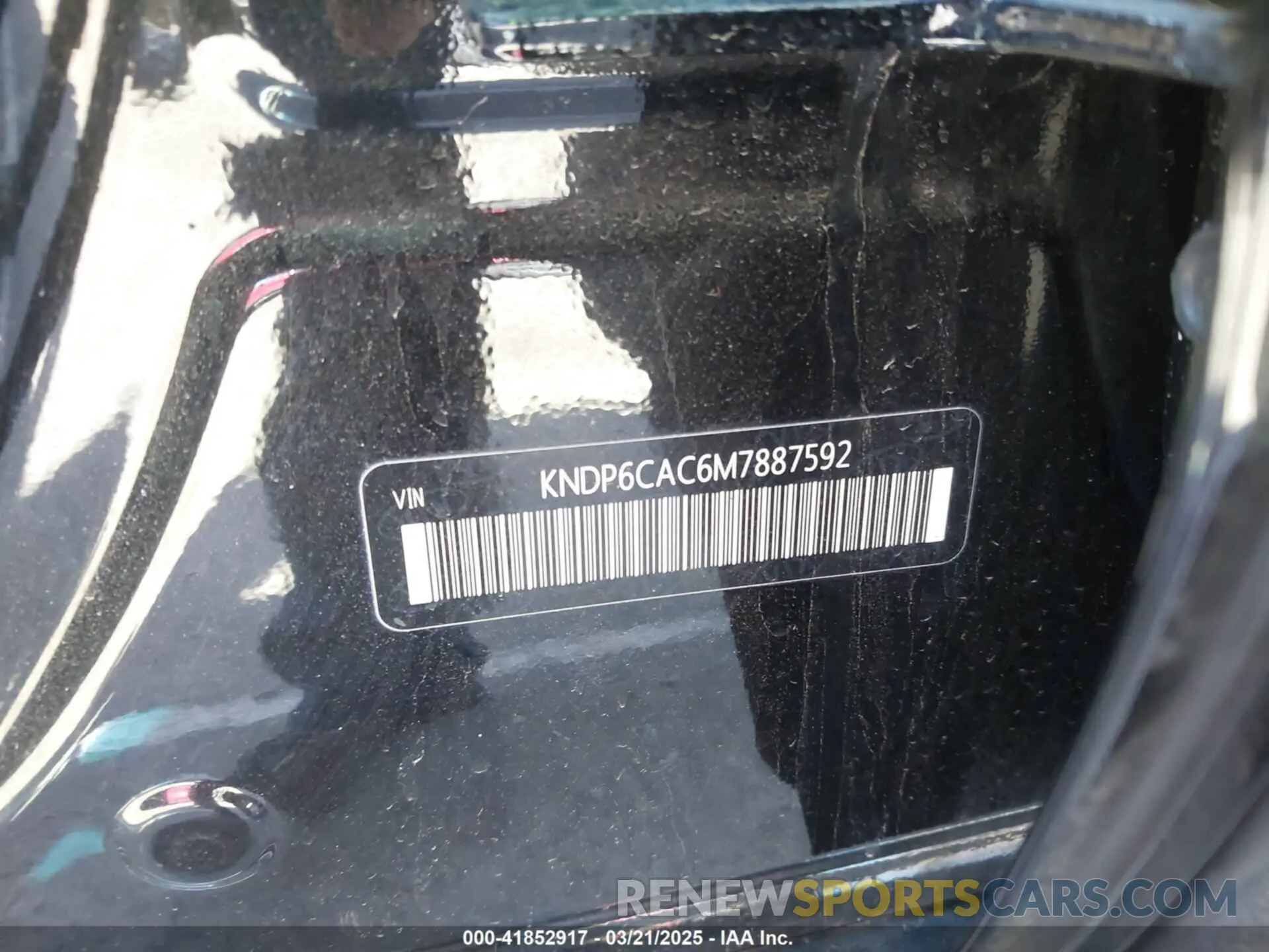 9 Photograph of a damaged car KNDP6CAC6M7887592 KIA SPORTAGE 2021