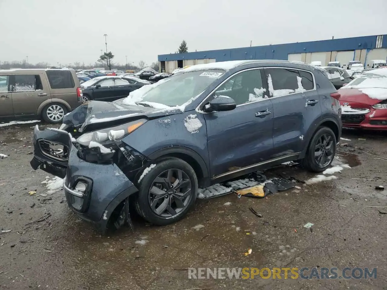 1 Photograph of a damaged car KNDP6CAC6M7914659 KIA SPORTAGE 2021