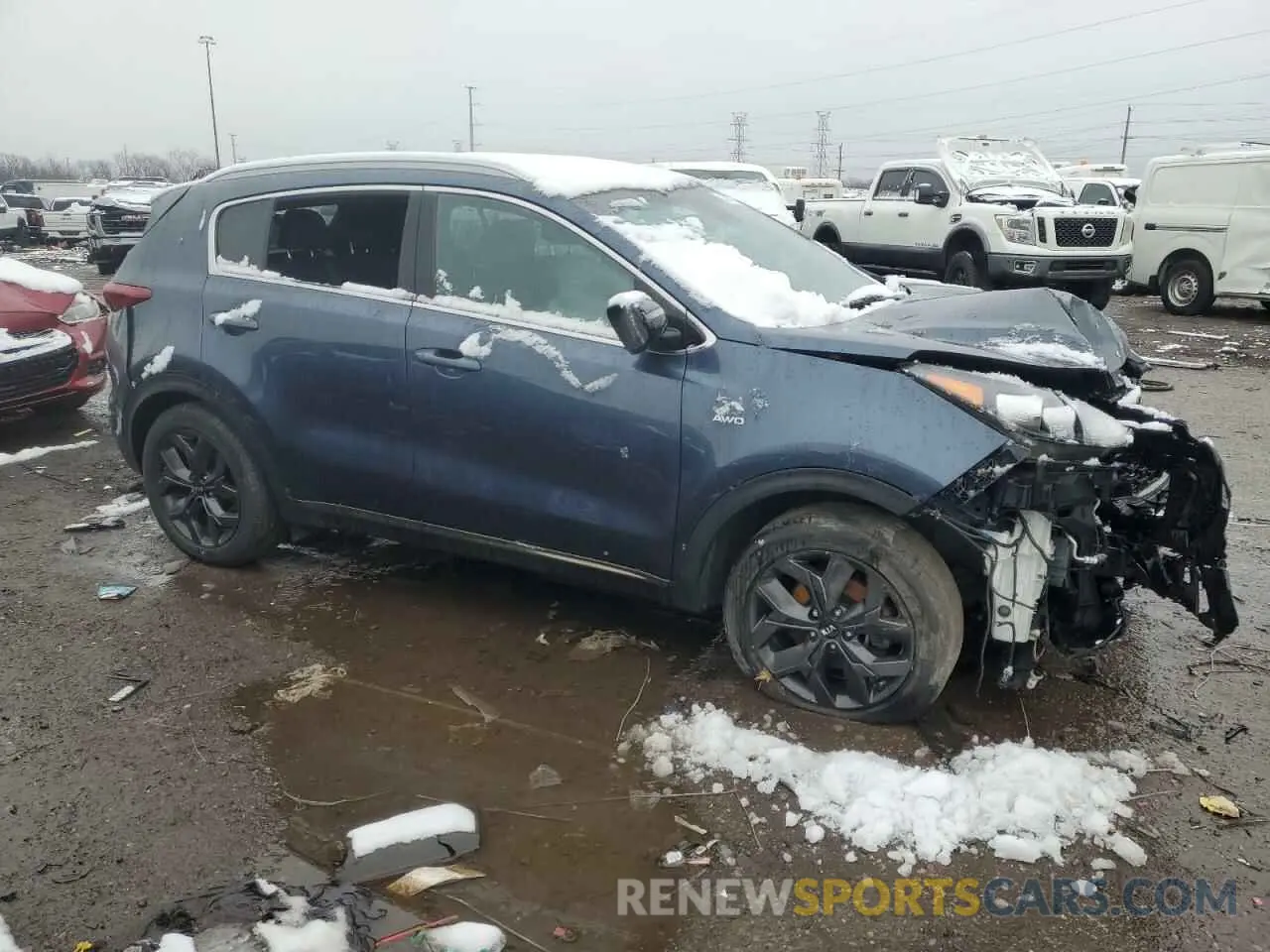 4 Photograph of a damaged car KNDP6CAC6M7914659 KIA SPORTAGE 2021