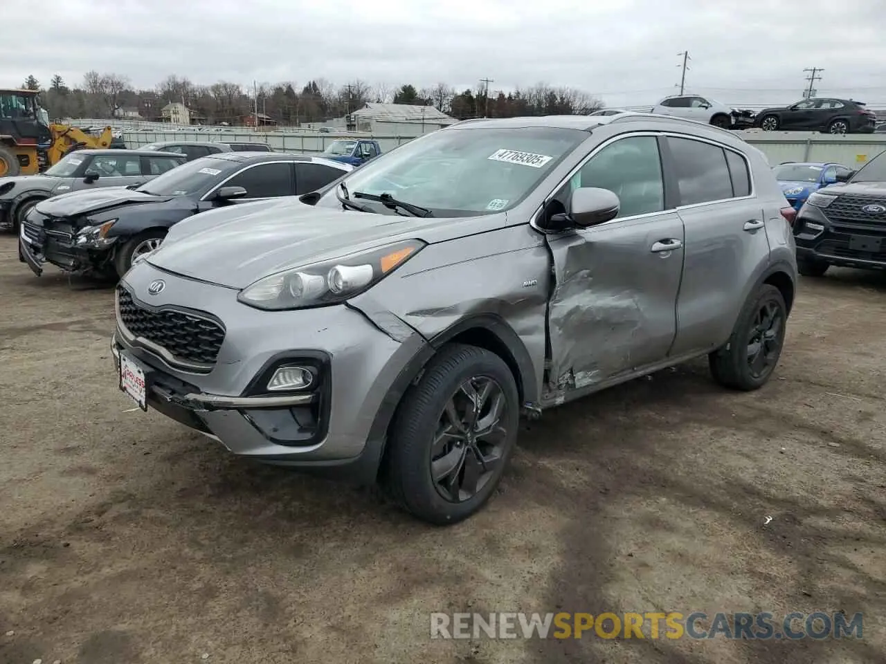 1 Photograph of a damaged car KNDP6CAC7M7888945 KIA SPORTAGE 2021