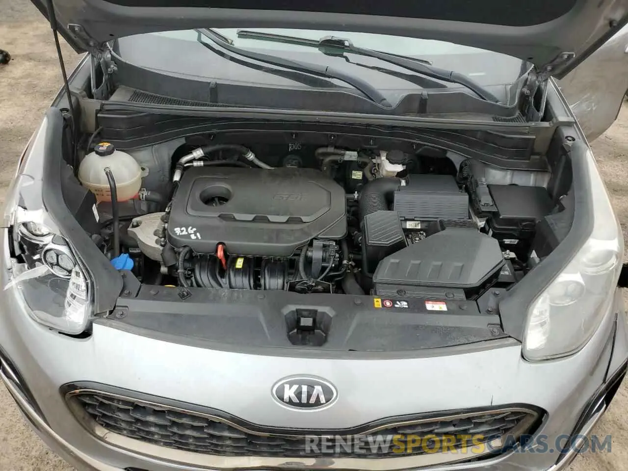 12 Photograph of a damaged car KNDP6CAC7M7888945 KIA SPORTAGE 2021