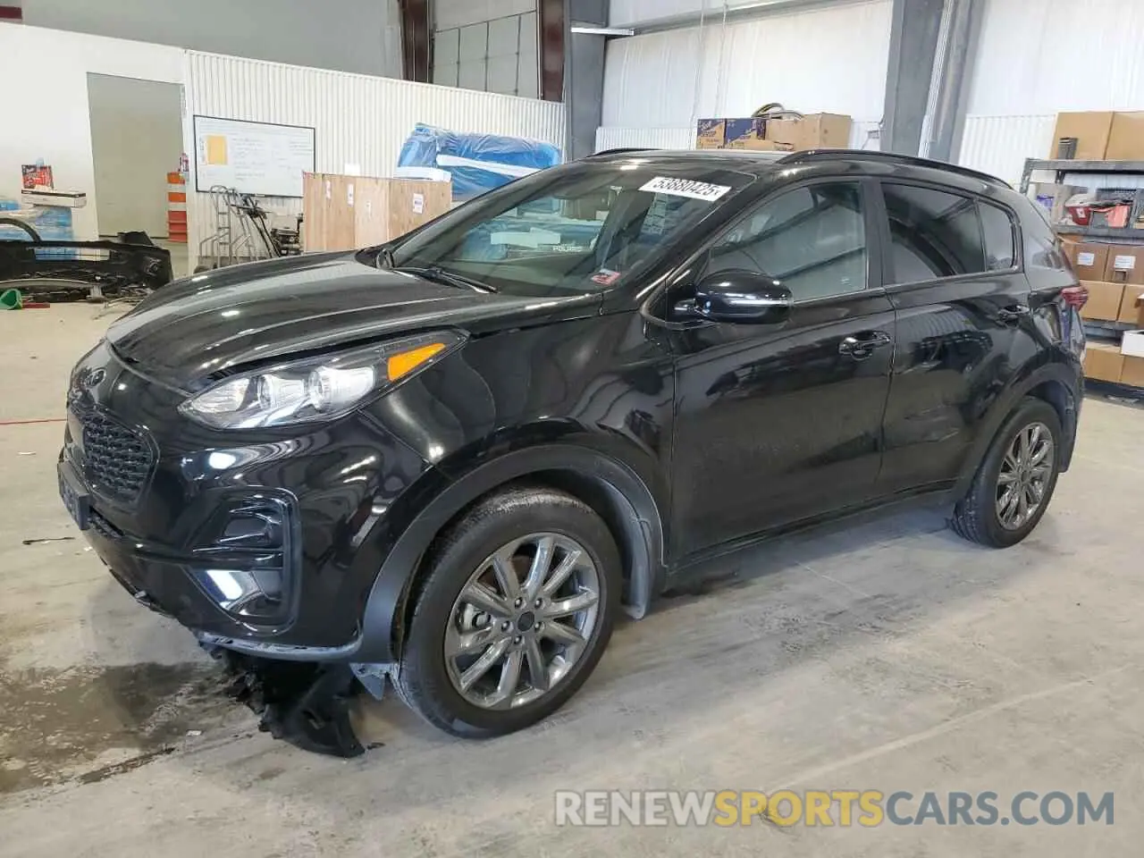1 Photograph of a damaged car KNDP6CAC8M7891983 KIA SPORTAGE 2021
