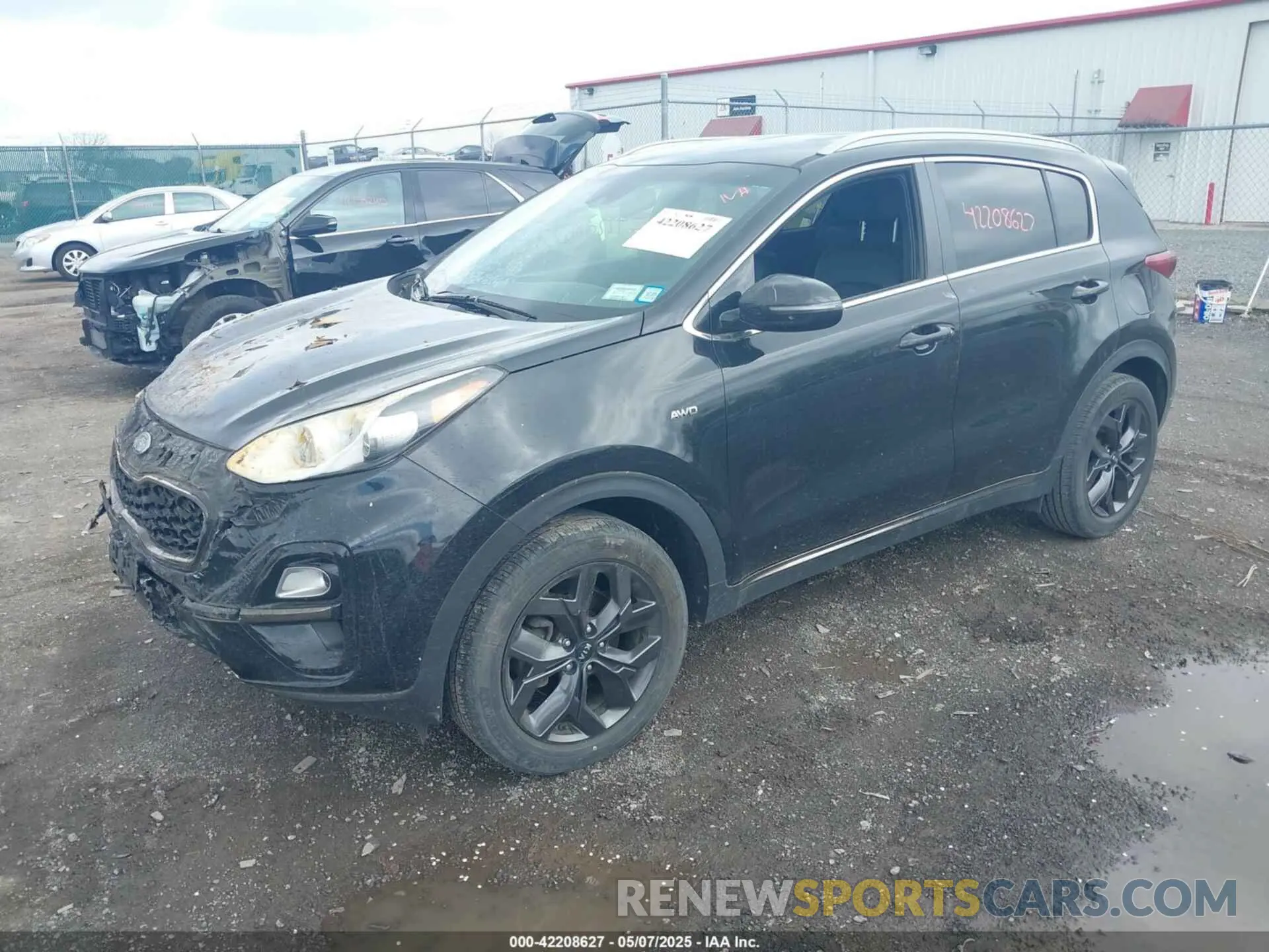 2 Photograph of a damaged car KNDP6CACXM7848732 KIA SPORTAGE 2021